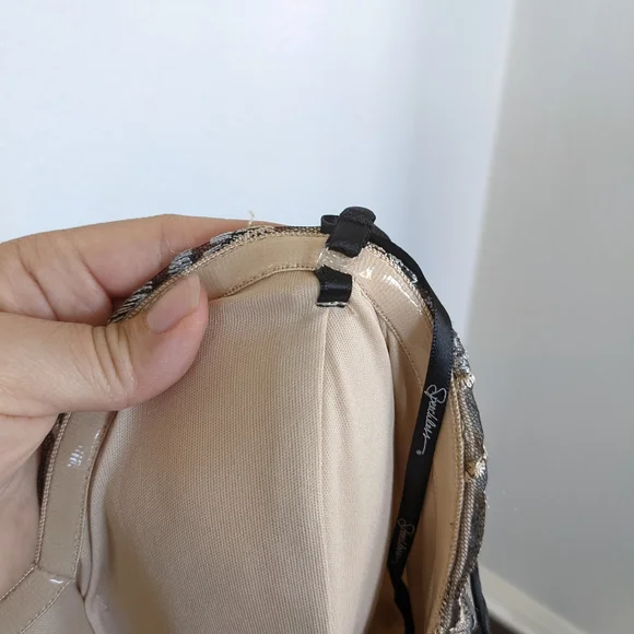 Xtraordinary Embroidered Floral and Lace Mini Dress, Silver and Nude, Junior 11 - Picture 3 of 9